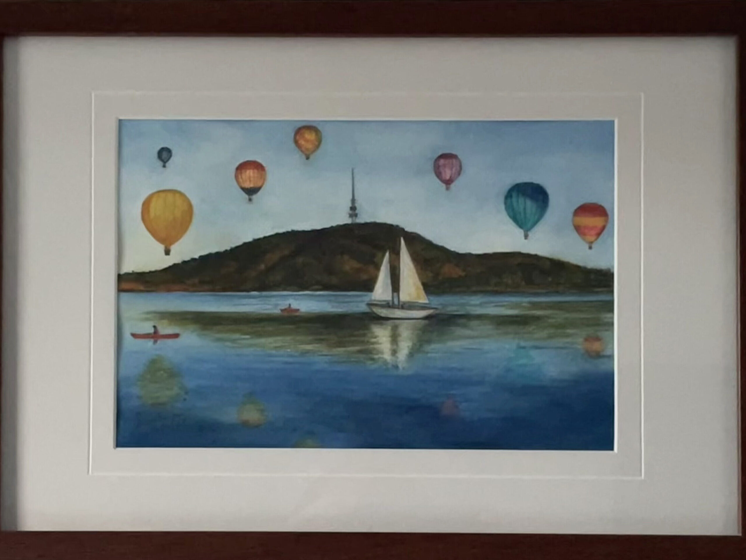 Balloons over Lake Burley Griffin, ACT